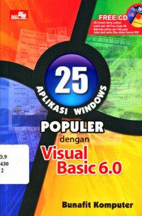 25 aplikasi windows populer dengan visual basic 6.0